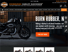 Tablet Screenshot of edinburghharley-davidson.co.uk